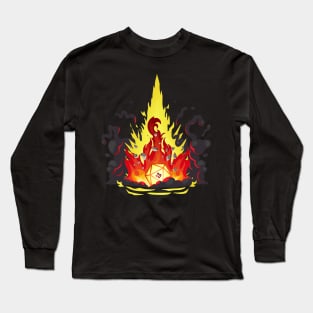 Critical Hit - Fire Long Sleeve T-Shirt